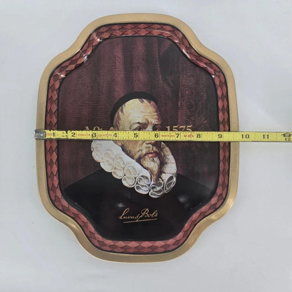 Vintage Lucas Bols 1575 Metal Bar Tray Barringer Wallis and Manners England